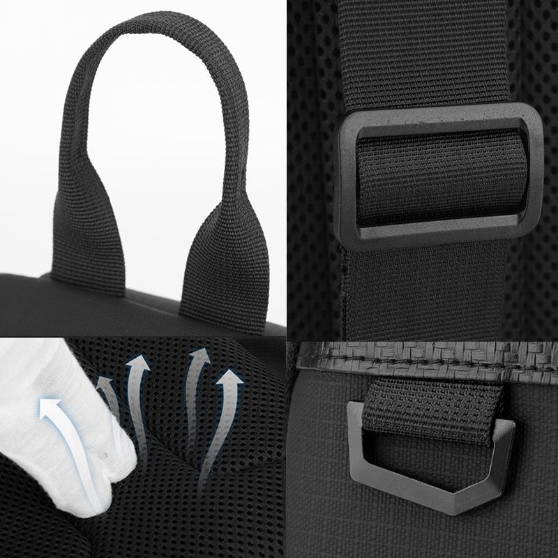 Waterproof Men Chest Bag Multifunctional Shoulder Crossbody For Riding And Casual Use - Dark Blue