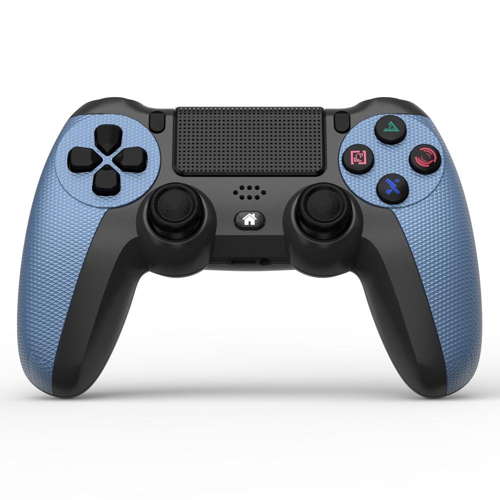 Wireless Bluetooth Gamepad Controller for Ps4 - Battle Gray with Light Bar - Vitality Orange