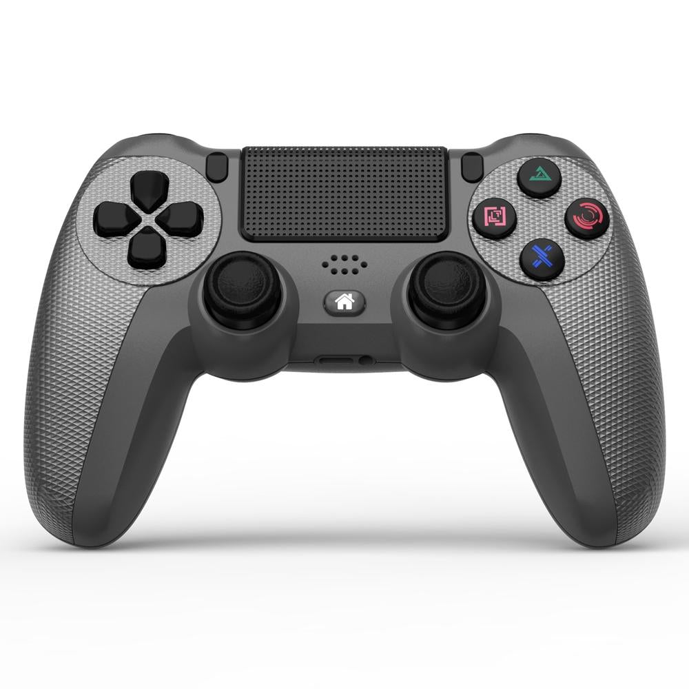 Wireless Bluetooth Gamepad Controller for Ps4 - Battle Gray with Light Bar - Vitality Orange