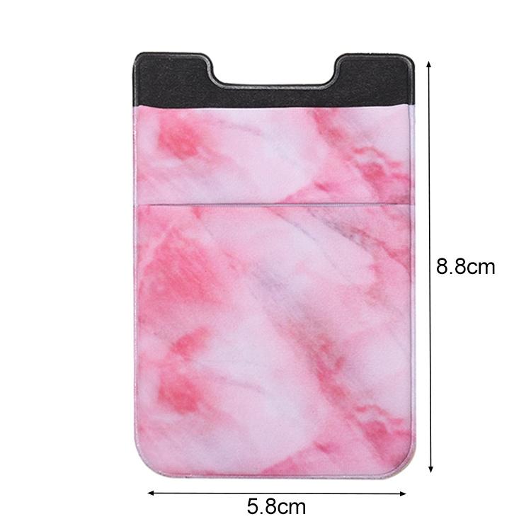 Marble Road Stretch Phone Card Holder Sticky Clip - Red