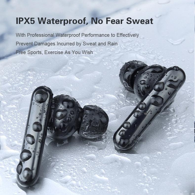 Mini Touch Control Tws Wireless Earphones with Mic & Charger Box - Green