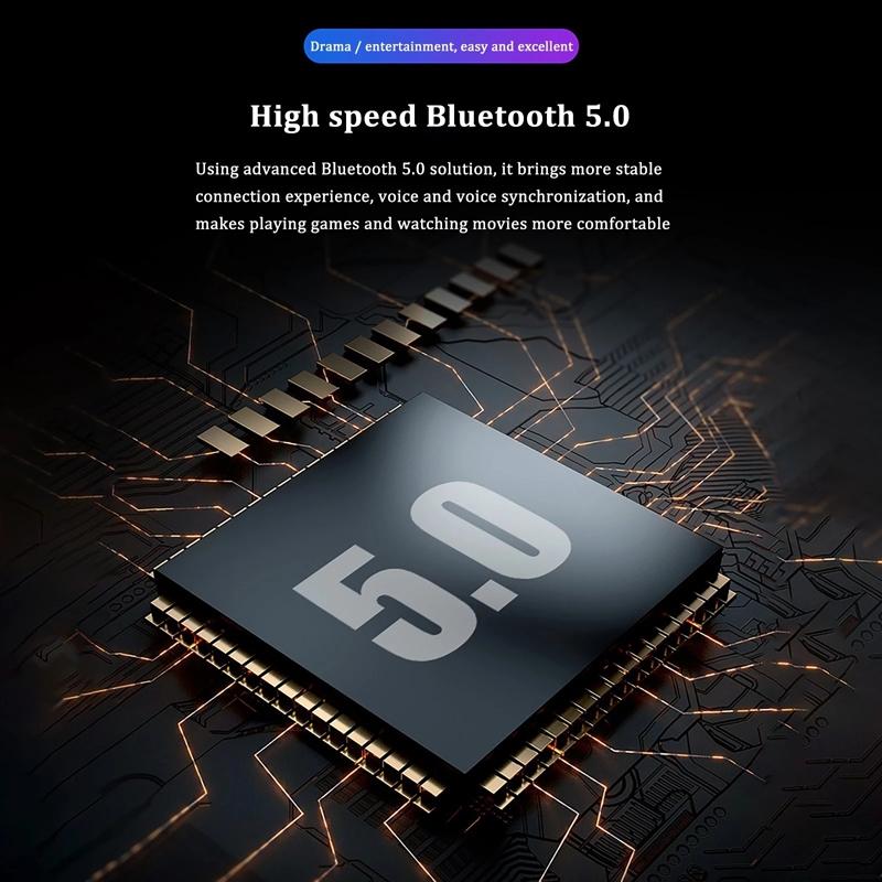 Waterproof Mini Touch-control Bluetooth Earphones with Noise Cancelling - White