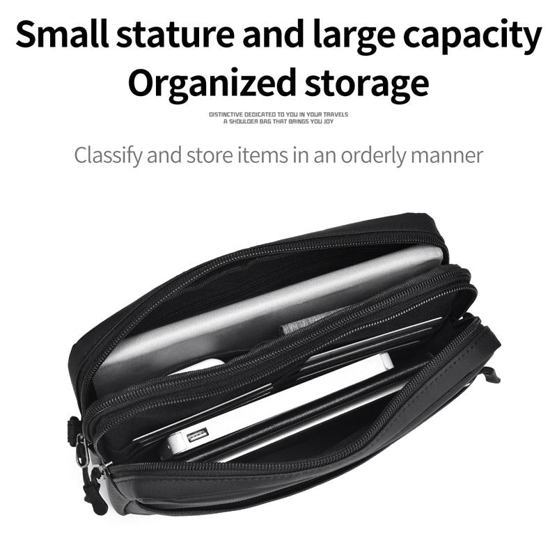 Waterproof Multifunctional Men Messenger Bag - Green