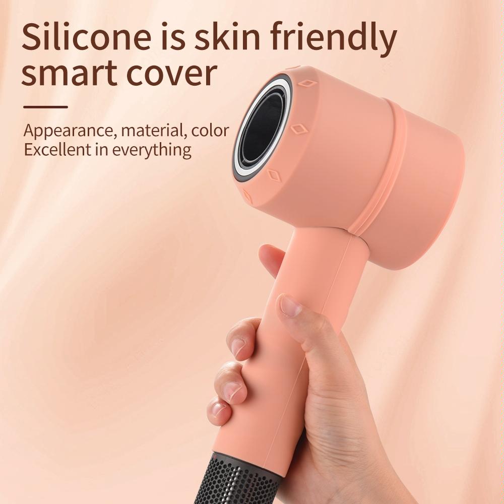 Shockproof Silicone Case For Dyson Hair Dryer - Red