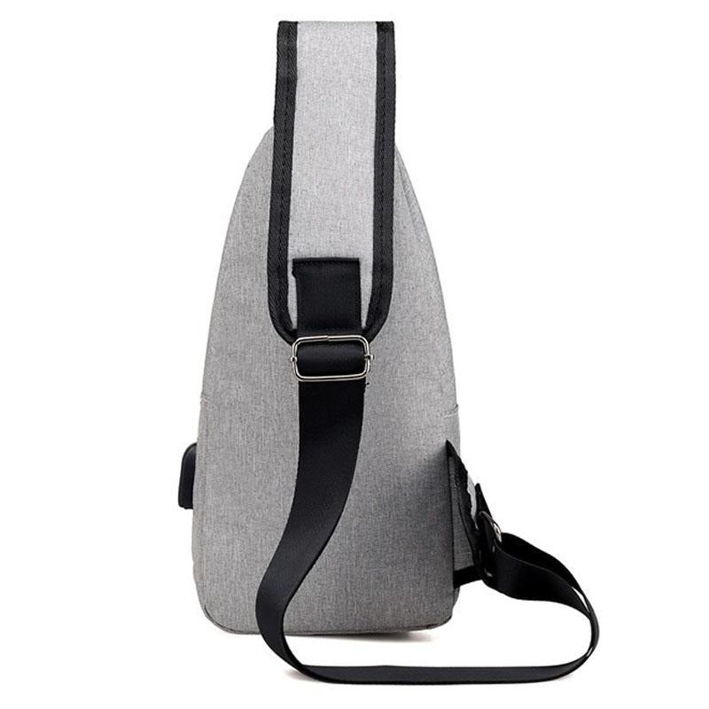 Versatile Men Crossbody Bag For Sports And Everyday Use - Grey