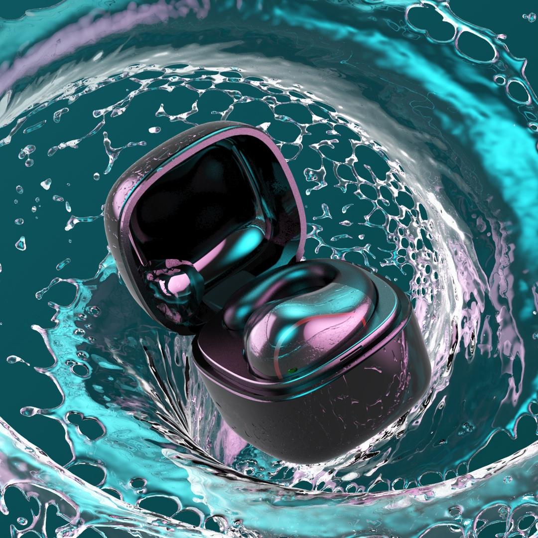 Wireless Bone Conduction Earphone with Bluetooth 5.0 - Gray