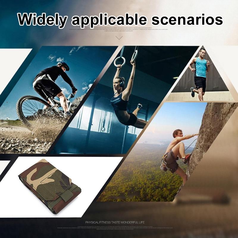 Water Resistant Outdoor Cell Phone Case 17Cm X 8.3Cm X 3.5Cm Stylish & Durable - Army Green