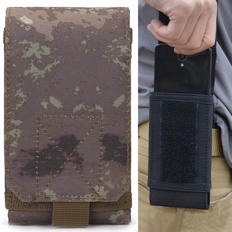 Water Resistant Outdoor Cell Phone Case 17Cm X 8.3Cm X 3.5Cm Stylish & Durable - Army Green