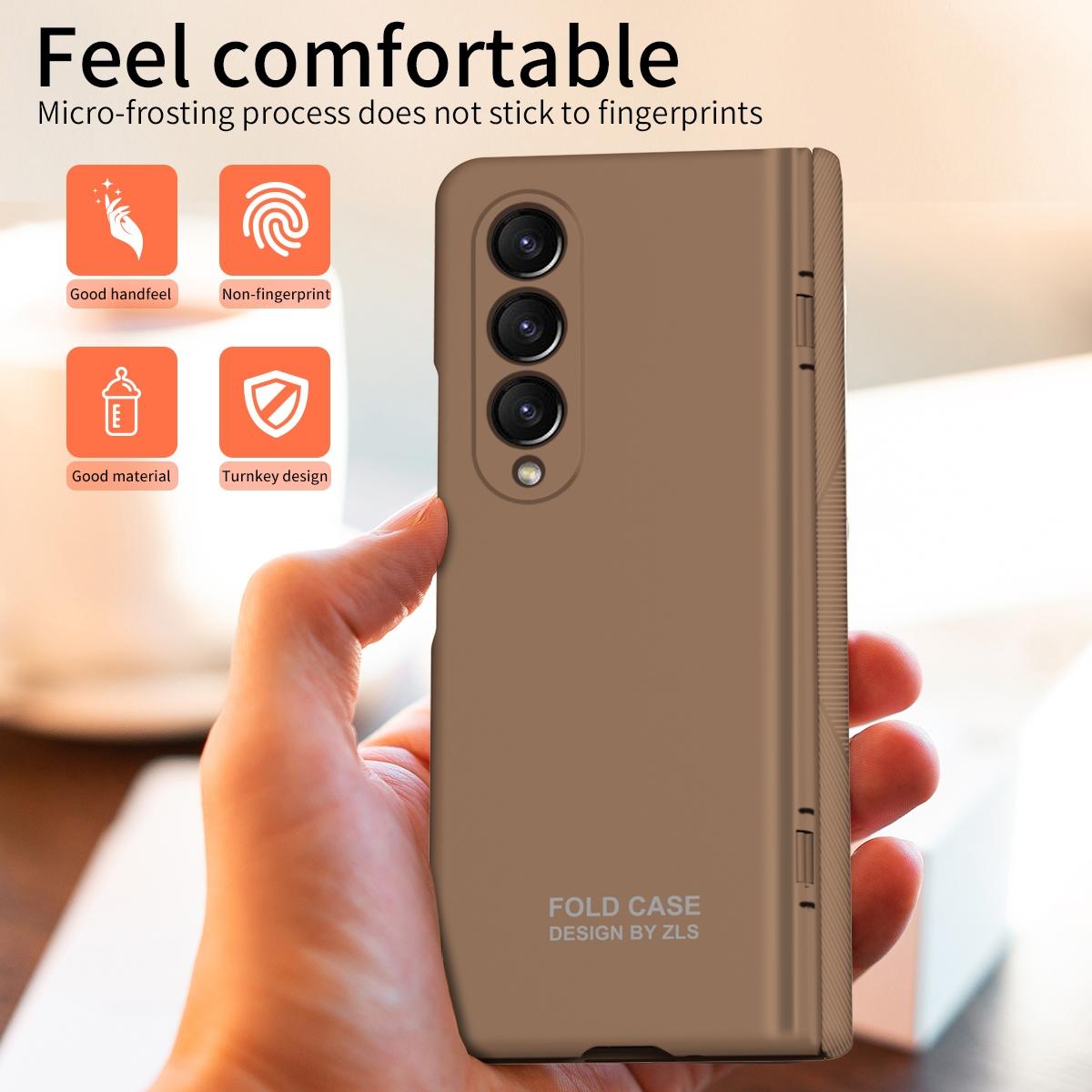 For Samsung Galaxy Z Fold4 5G Foldable Phone Case With Pen And Stylus - White