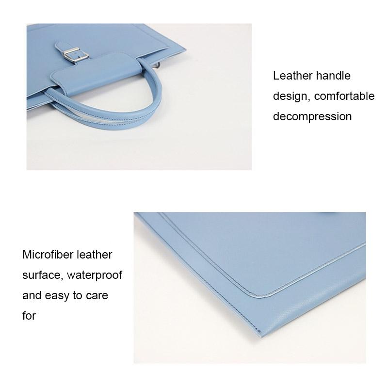 14-inch Waterproof Laptop Bag with Power Pack - Portable and Durable - Sky Blue