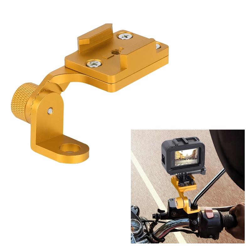 Universal Motorcycle Phone Bracket for Action Cameras - Cyan