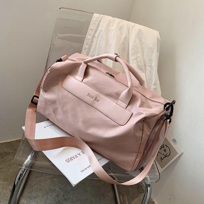 Large Sports Bag with Separate Shoe Compartment - Khaki