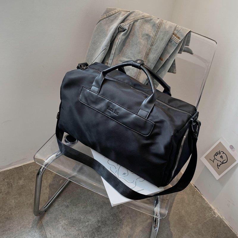 Large Sports Bag with Separate Shoe Compartment - Khaki