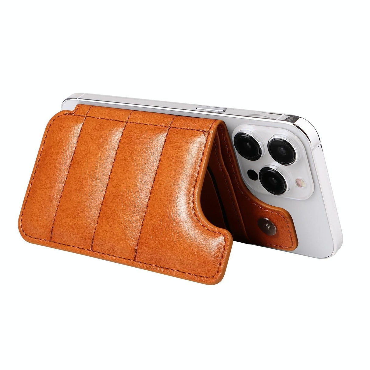 Vintage Cow Print Sewing Card Phone Sticker - Red