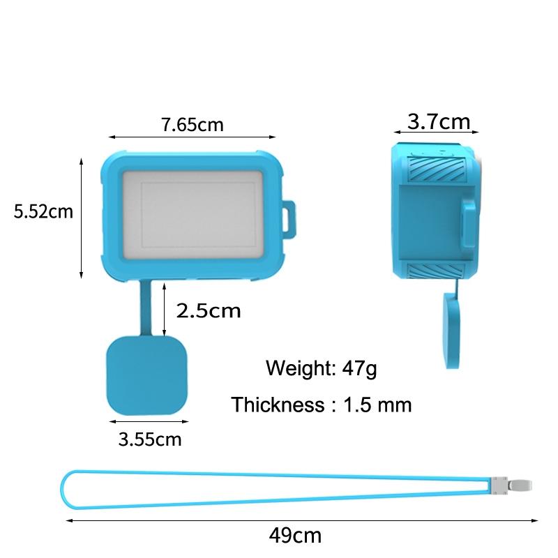 Silicone Case for Gopro Hero10 / 9 - Liquid Finish - Orange