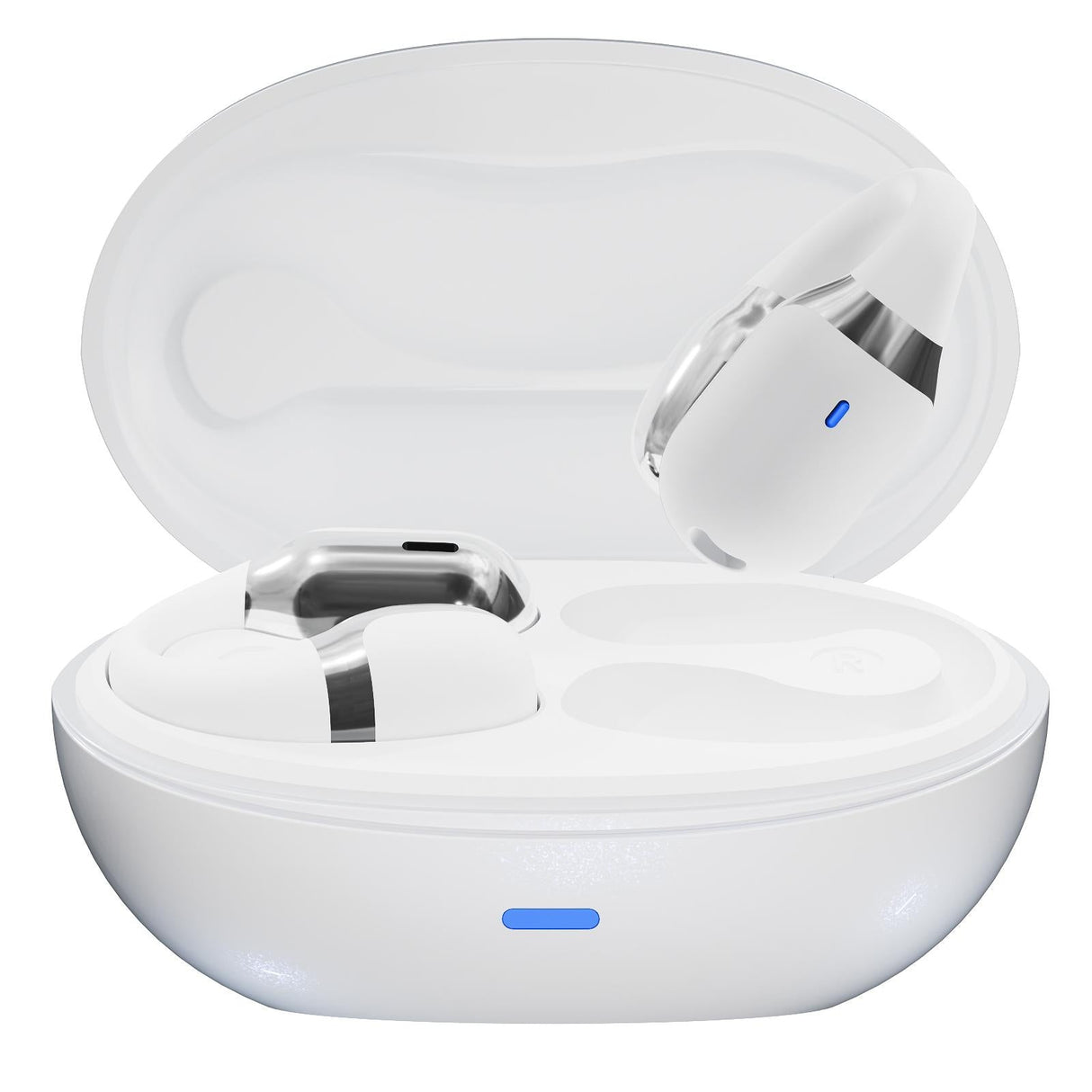 Wireless Sports Bluetooth Earphones with Air Conduction - F16 Tws - White