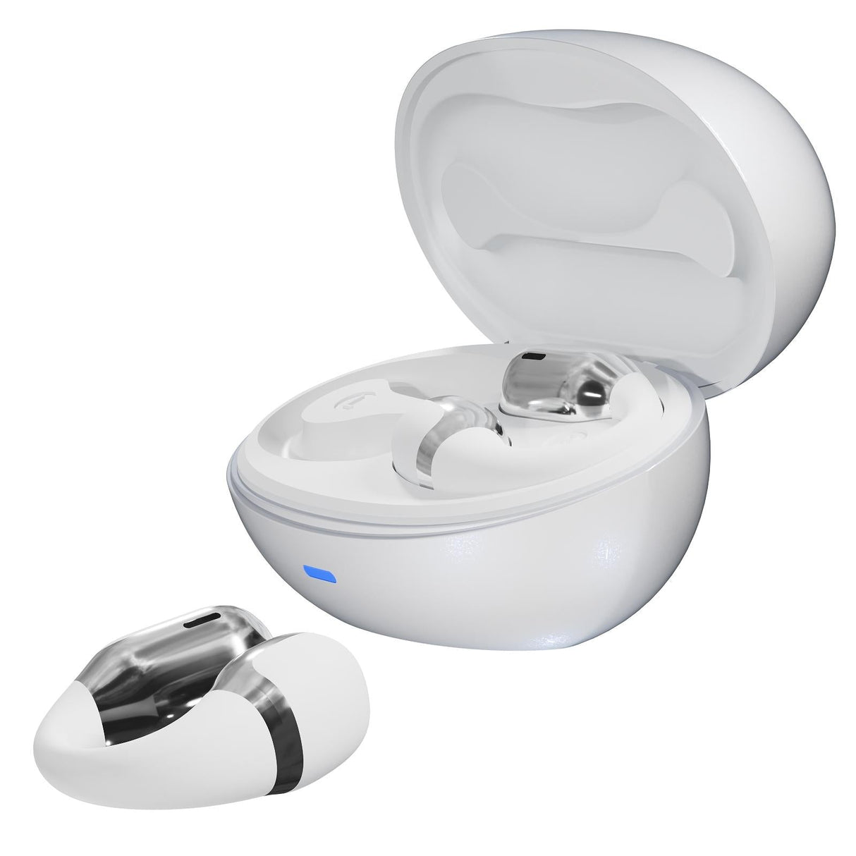 Wireless Sports Bluetooth Earphones with Air Conduction - F16 Tws - White