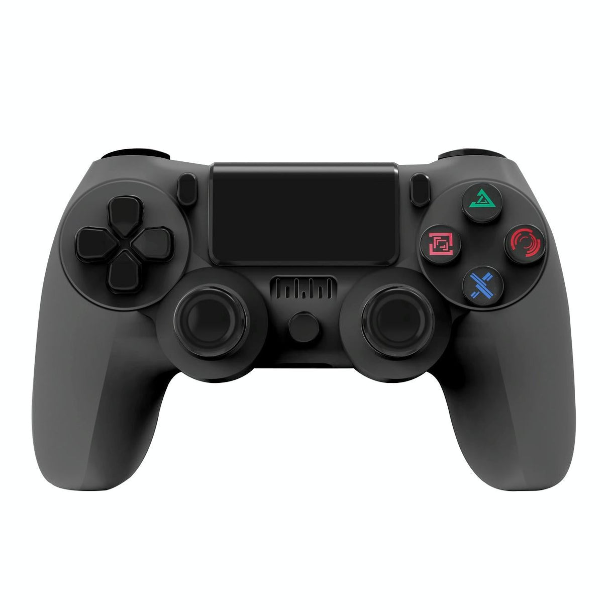 Wireless Bluetooth Game Controller for Ps4 with Dual Vibration and Light Strip - Blue