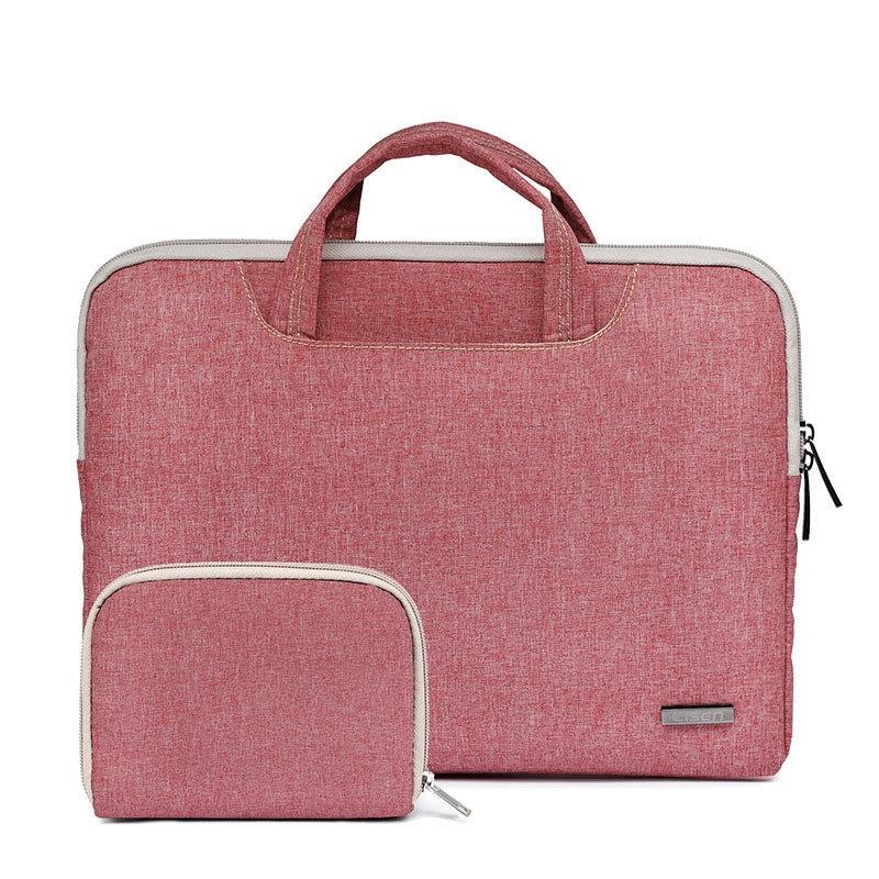 11.6 Inch Simple Business Laptop Bag with Liner - Ls-116 - Snowflake Nylon Gray
