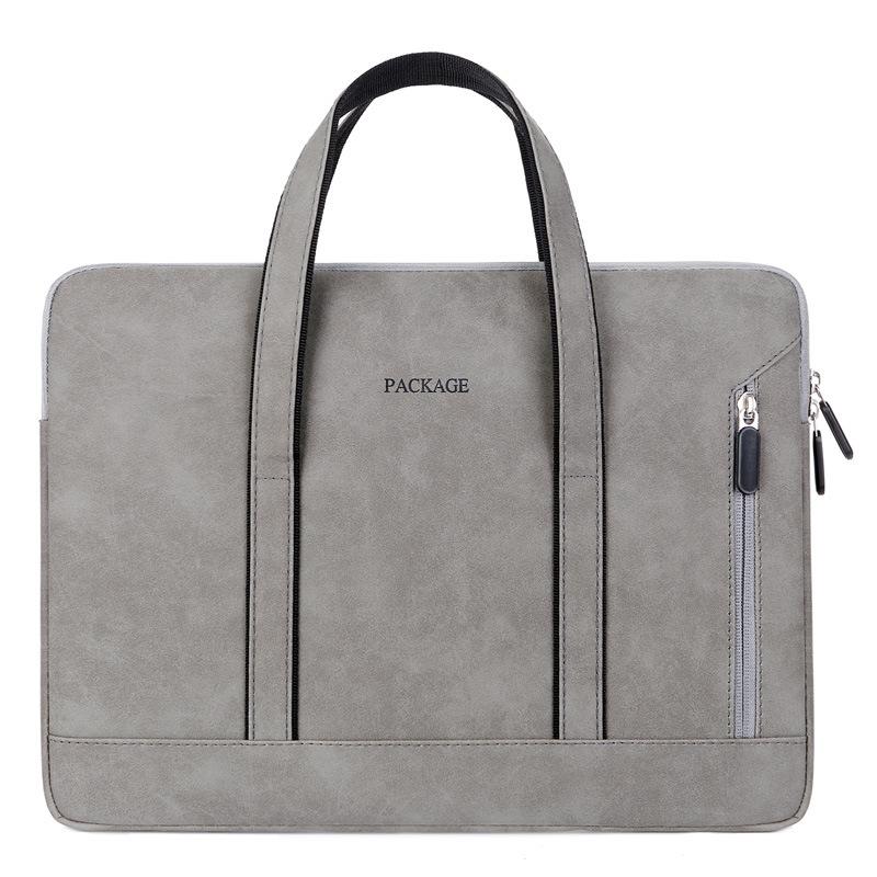 13 / 13.3 Inch Q5 Laptop Liner Bag - Waterproof & Wear-resistant - Light Gray