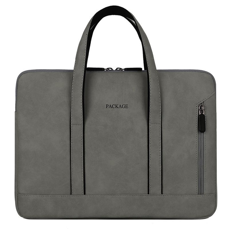 13 / 13.3 Inch Q5 Laptop Liner Bag - Waterproof & Wear-resistant - Light Gray