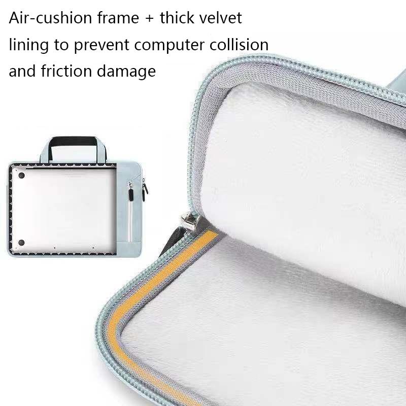 13 / 13.3 Inch Q5 Laptop Liner Bag - Waterproof & Wear-resistant - Light Gray
