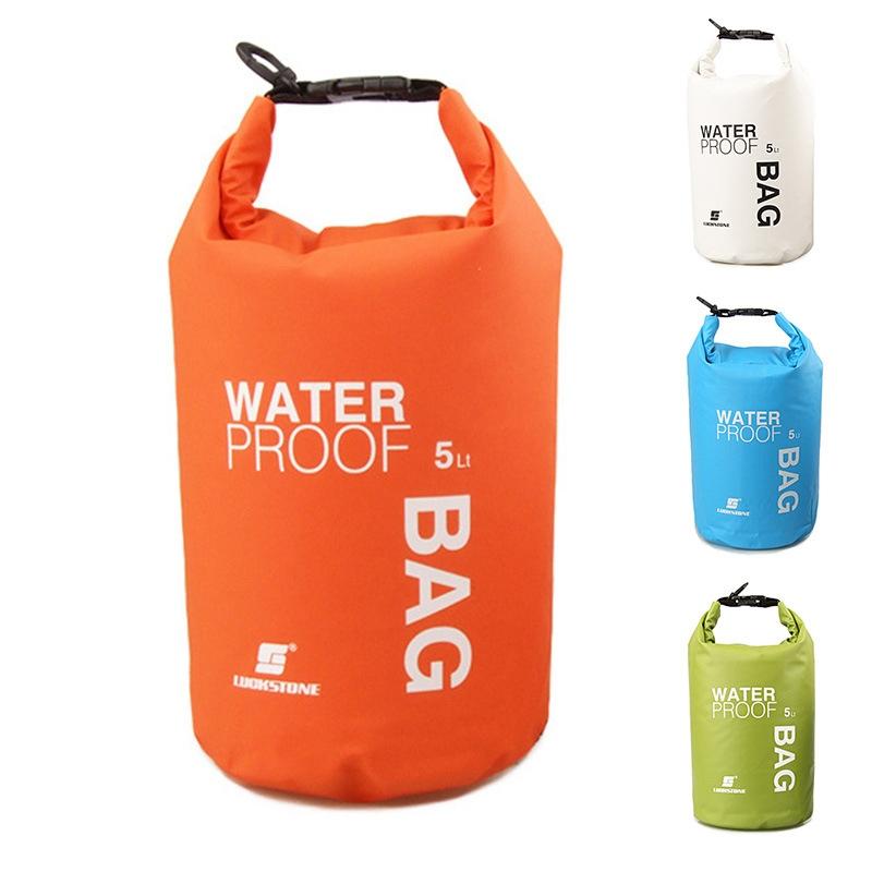 Waterproof Outdoor Swimming Bag Scratch Resistant Fits Most Devices - Orange