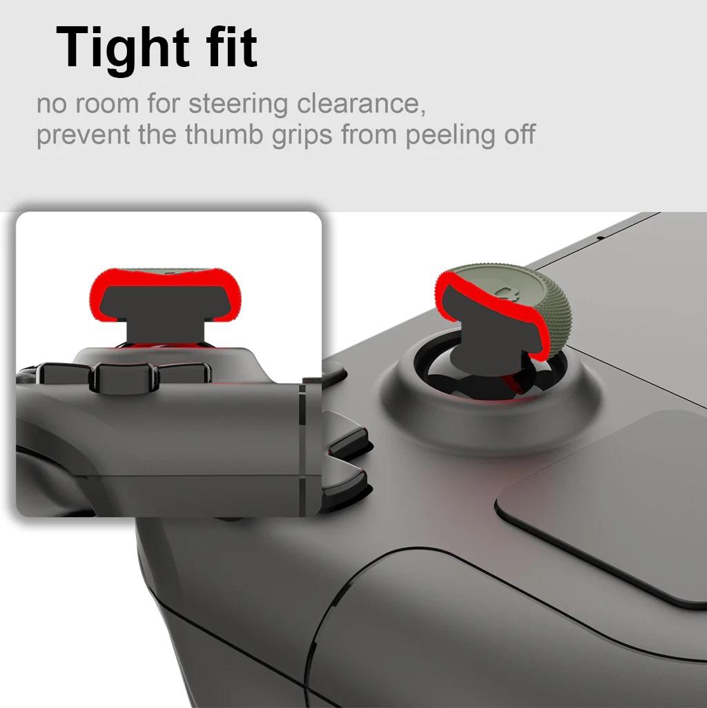 Anti-skid Joystick Cap Set for Steam Deck Console - Button Combo - Yellow