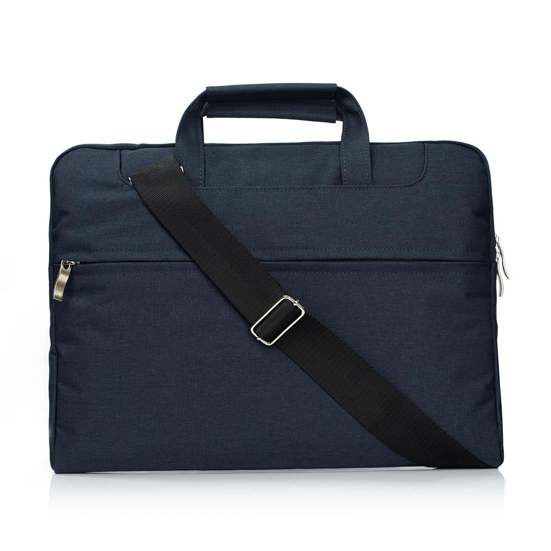 11.6 Inch Laptop Bag - Portable one Shoulder Zipper for Macbook Samsung Sony Dell Alienware Chuwi Asus Hp - Dark Blue