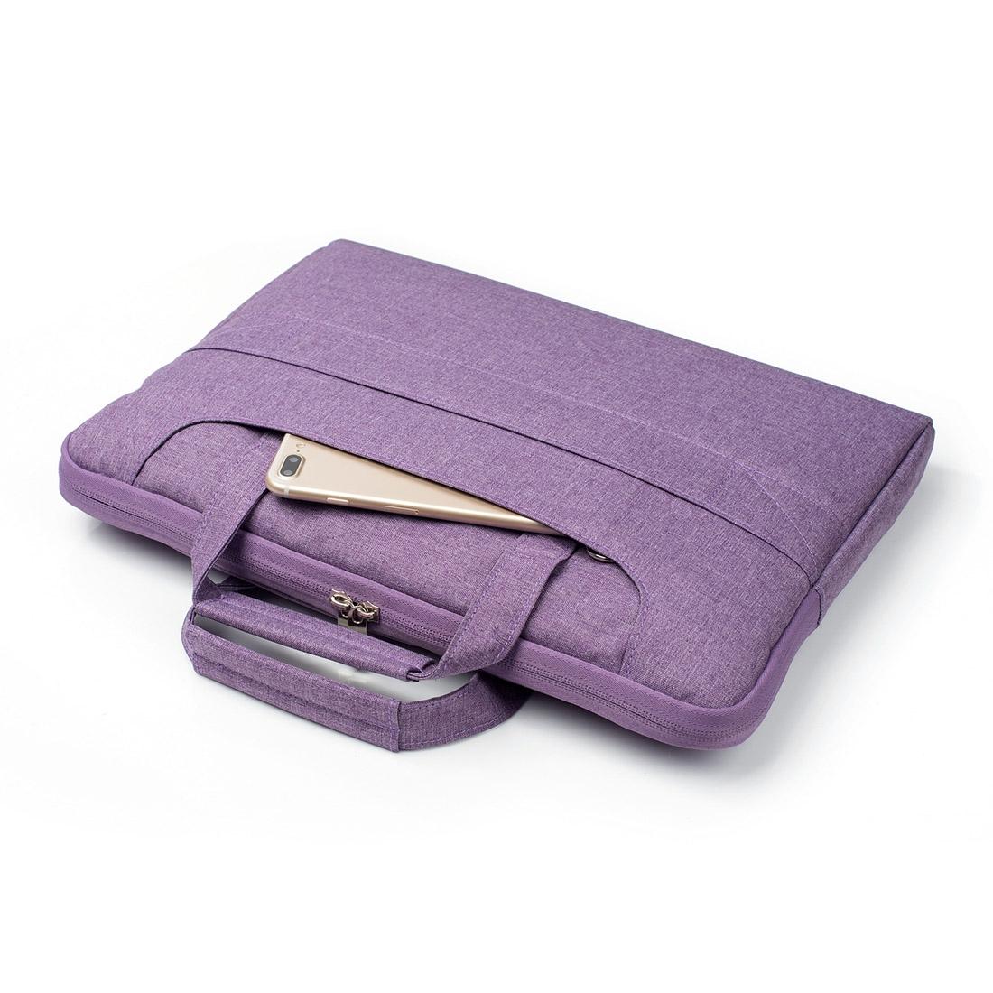 11.6 Inch Laptop Bag - Portable one Shoulder Zipper for Macbook Samsung Sony Dell Alienware Chuwi Asus Hp - Dark Blue