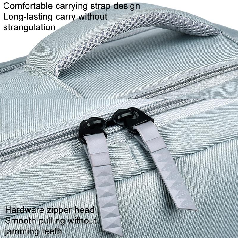 Large Capacity Simple Style Travel Backpack - Light Blue