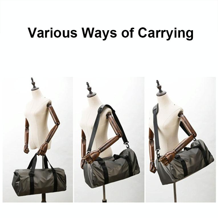 Waterproof Gym Bag - Compact and Durable - Grey