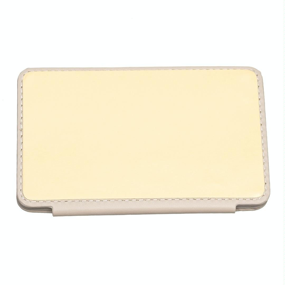 Rhombus Pattern Card Bag Back Sticker For Mobile Phones - Beige