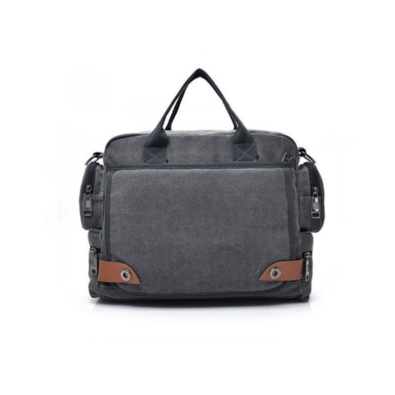 Waterproof Outdoor Laptop Bag Single Shoulder - Mysterious Black