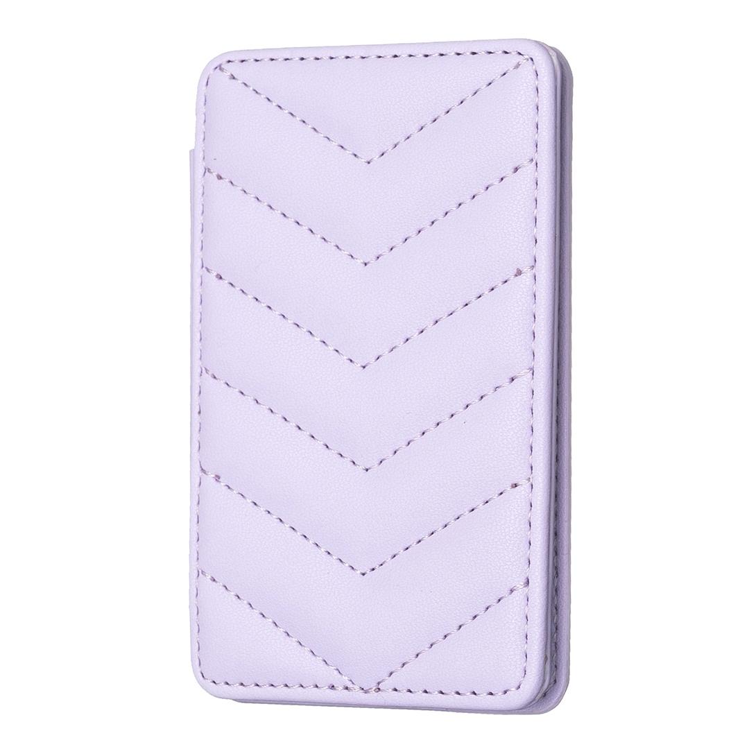 Wave Pattern Card Bag Back Sticker For Mobile Phones - Beige