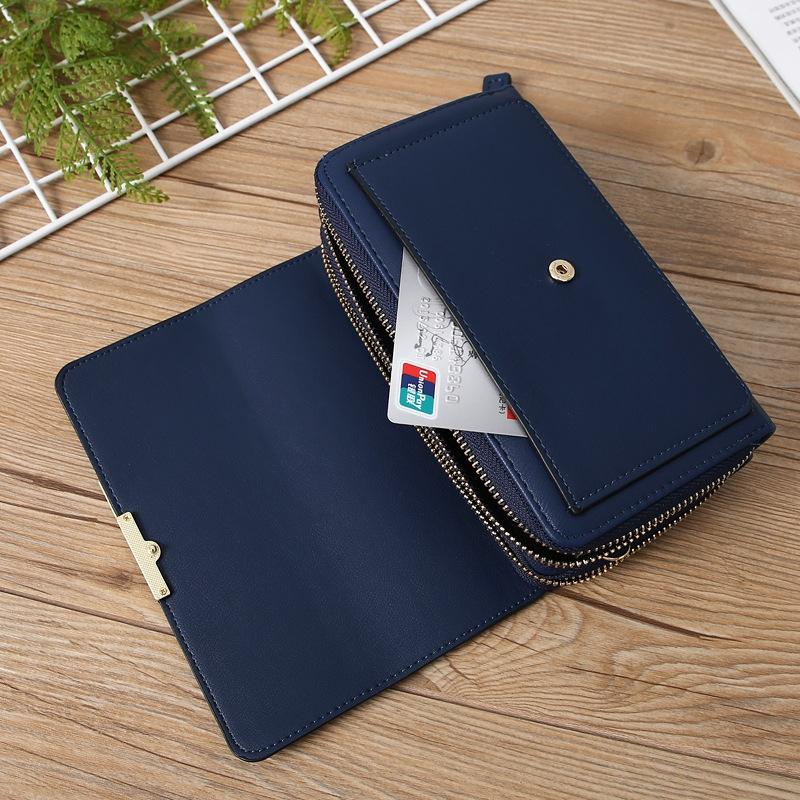 Large Capacity Women Wallet Clutch Bag Versatile Crossbody - Black