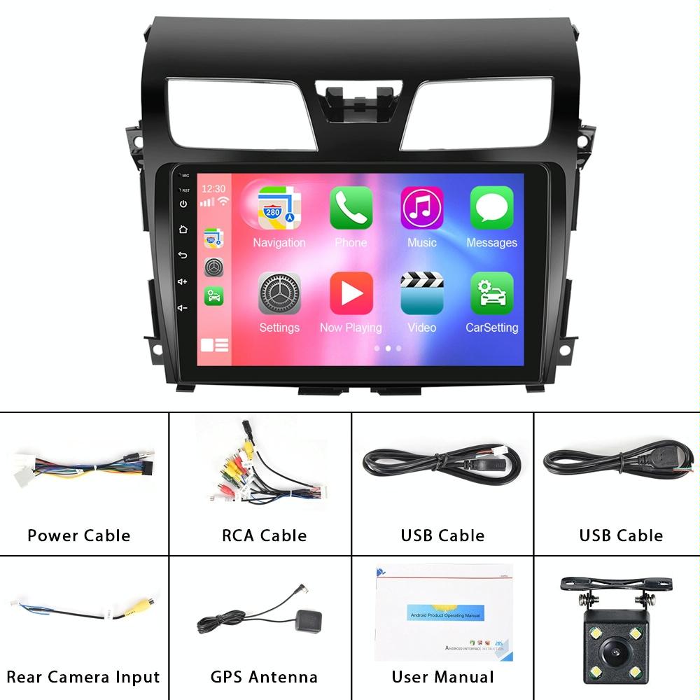 10.1 Inch Car Mp5 Player For Nissan Teana 13-16 - Wifi 1 + 32G Reversing Video Screen - Standard + 12 Lights Camera