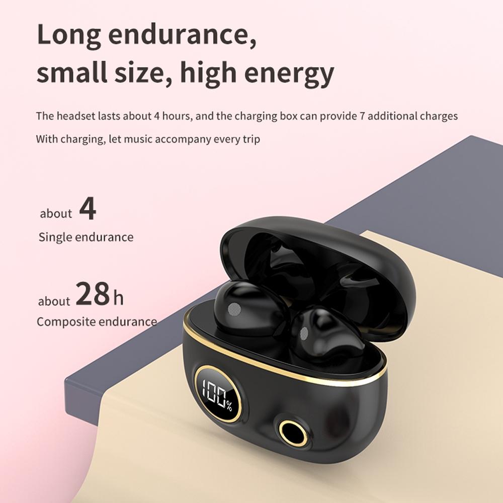 Waterproof 9d Stereo Bluetooth Earphones with Charging Case - Green