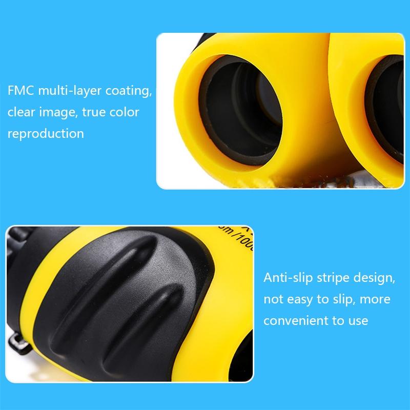 Mini Hd Binoculars for Children - Compact and High-quality - Green