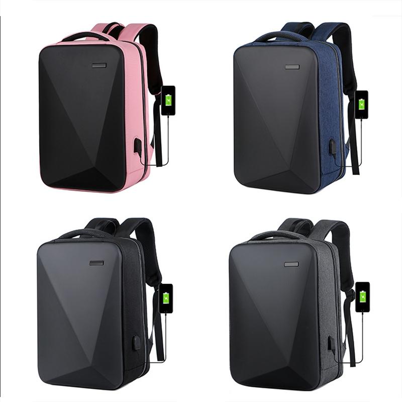 Large Capacity Anti-theft Laptop Backpack with Usb Port - 16 Inch - Pink