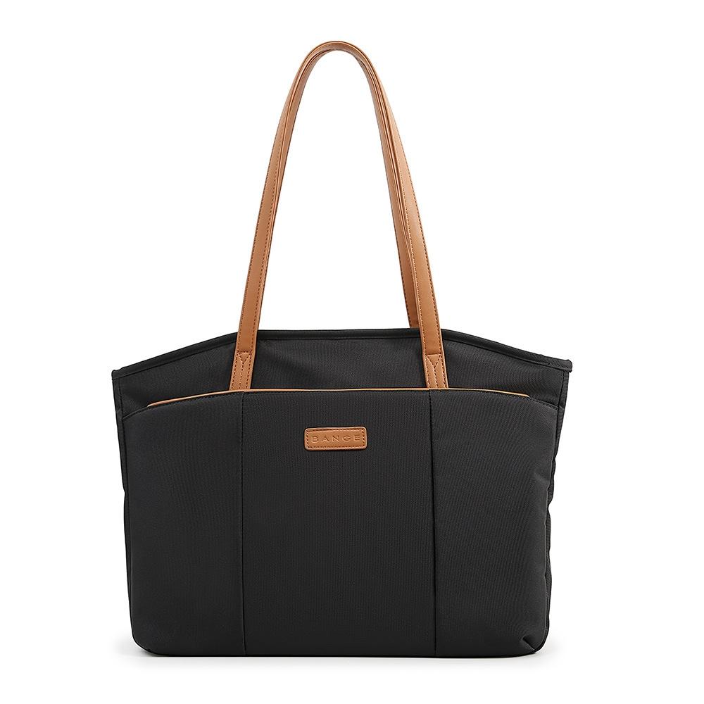 Large Capacity Laptop Tote For Women - Khaki