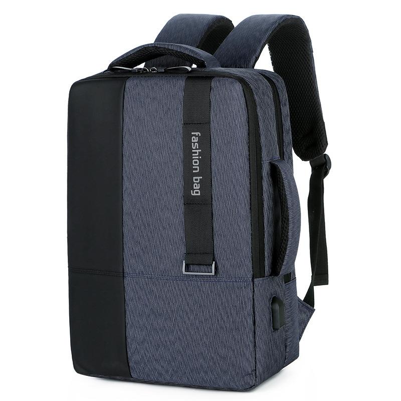 Large-capacity Laptop Backpack with Usb Charging - Ideal for Business Commuters - Grey