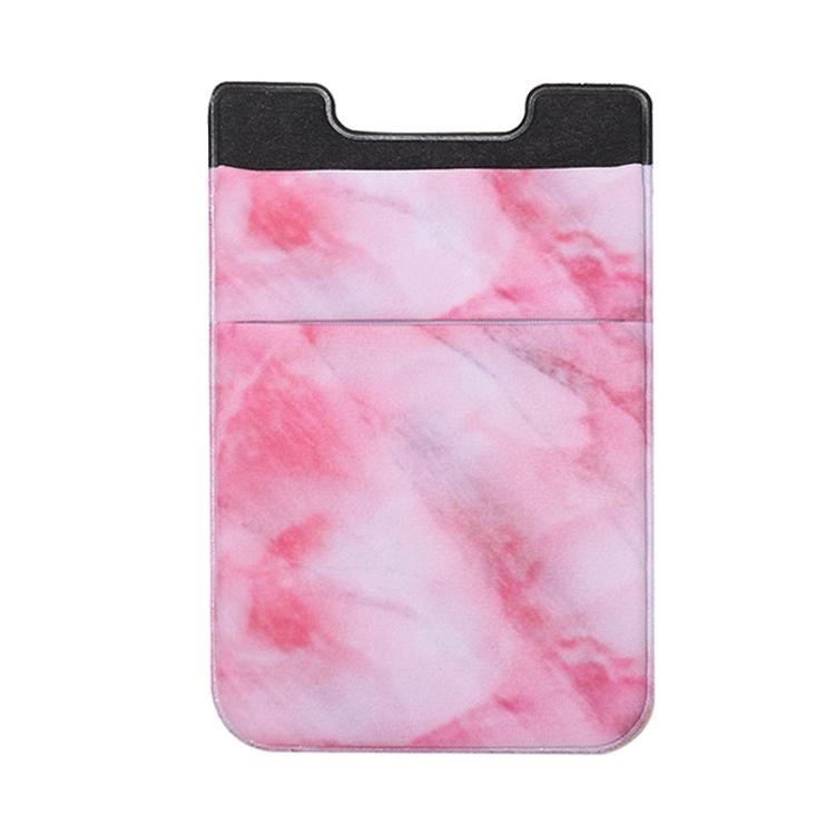 Marble Road Stretch Phone Card Holder Sticky Clip - Pink