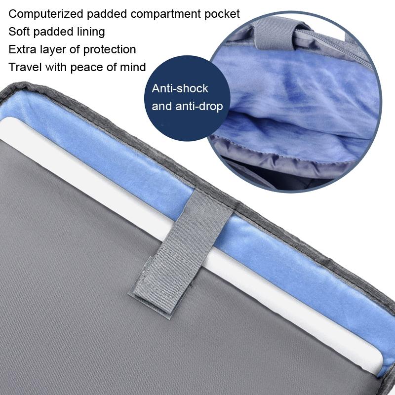 13 Oxford Cloth Laptop Backpack for Event - Black - Light Gray