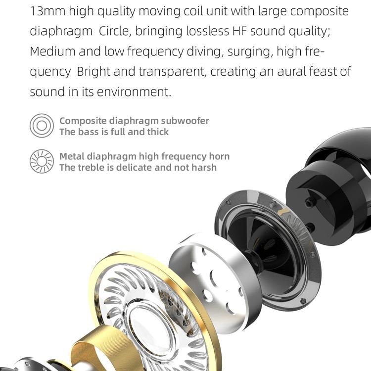 Wireless Sports Earphones - F8 Bluetooth 5.1 Ear-mounted Stereo - Black + Blue