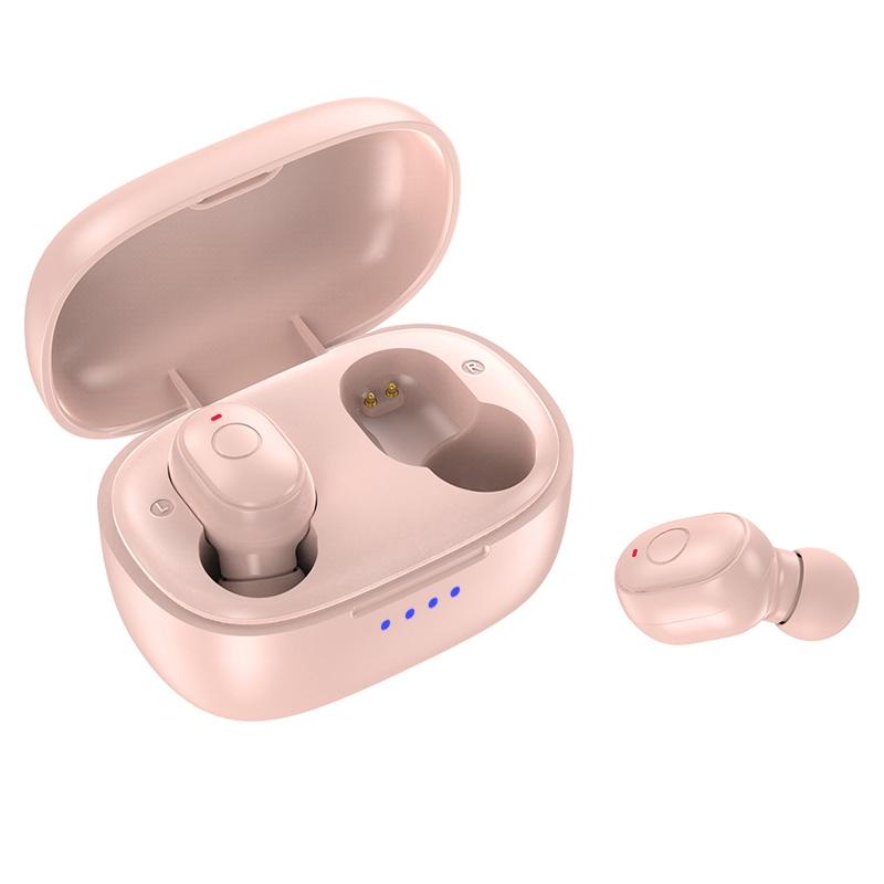 Waterproof Mini Touch-control Bluetooth Earphones with Noise Cancelling - Blue