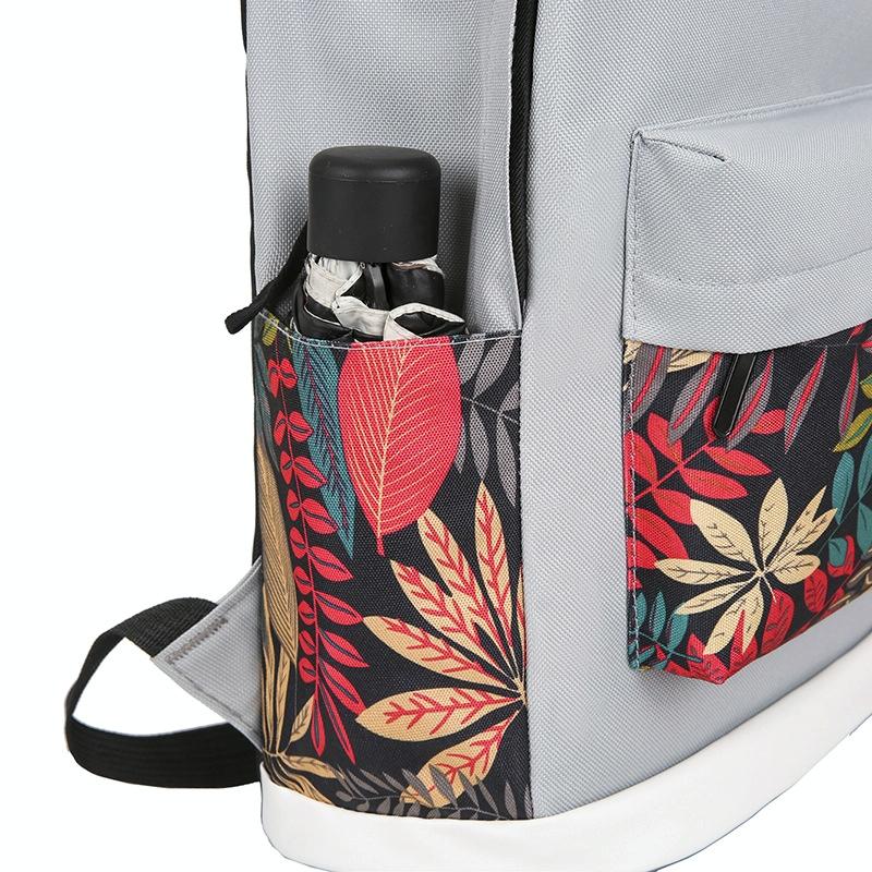 Versatile Student Backpack with Usb Port - College Style - Black