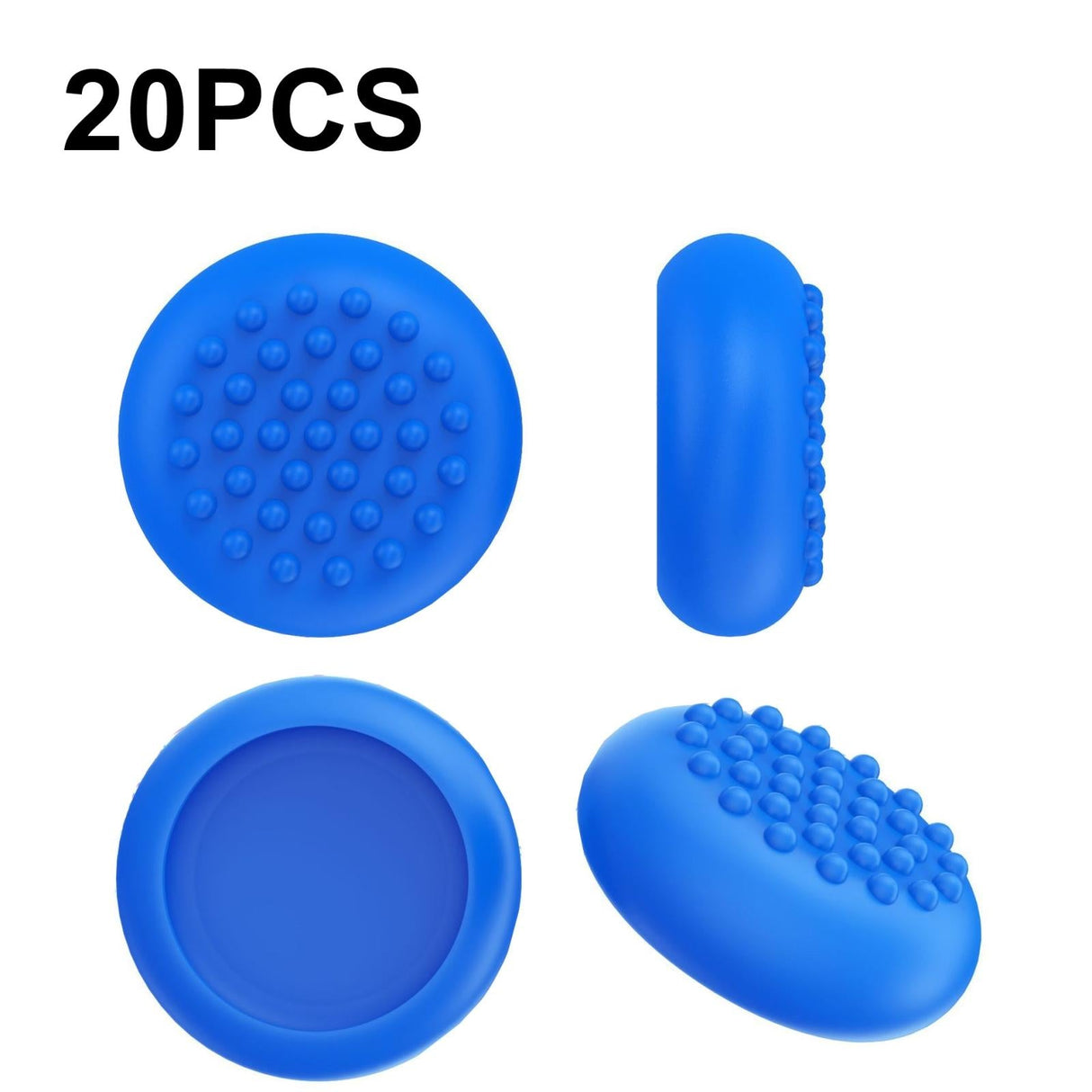 20-piece Silicone Vr Handle Covers for Meta Quest 2 - Enhance your Gaming Experience - Blue