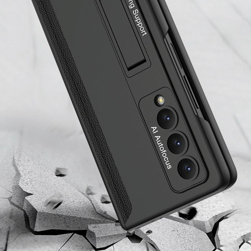 For Samsung Galaxy Z Fold4 5G Foldable Magnetic Hinged Case - Silver