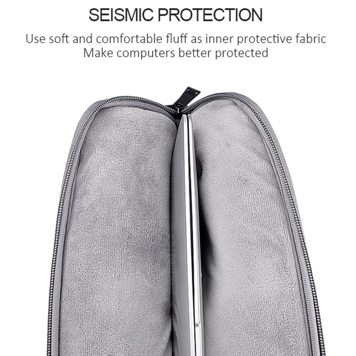 14.1-15.4 Inch Portable Laptop Shoulder Bag in Oxford Cloth & Nylon - Deep Space Gray